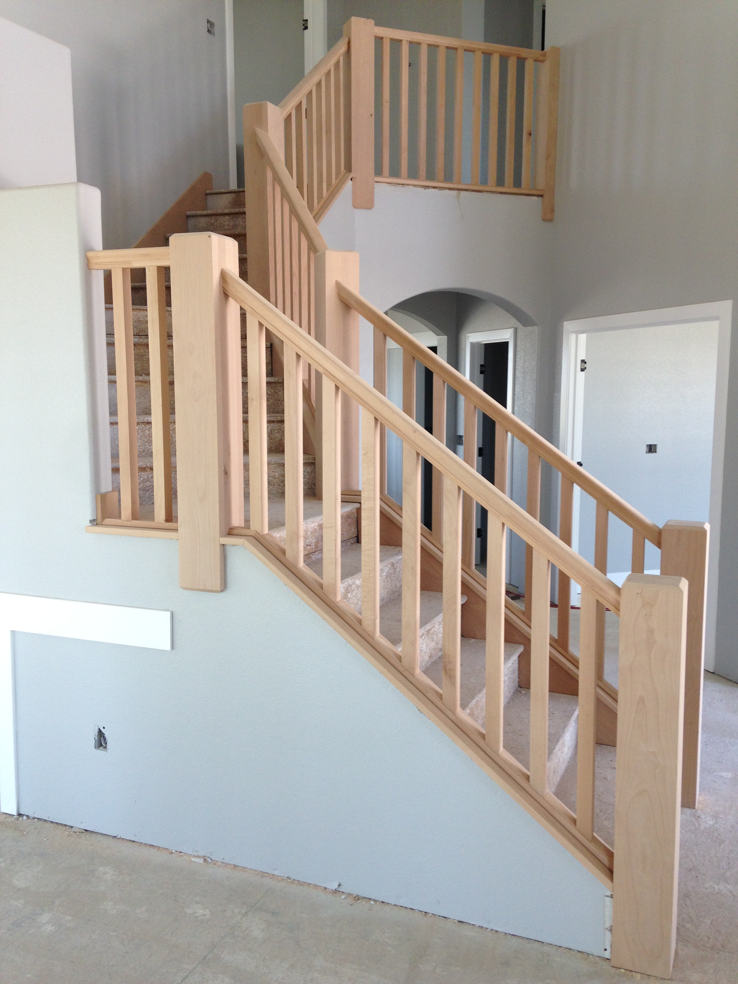 Premium Wood Baluster & Handrail Project